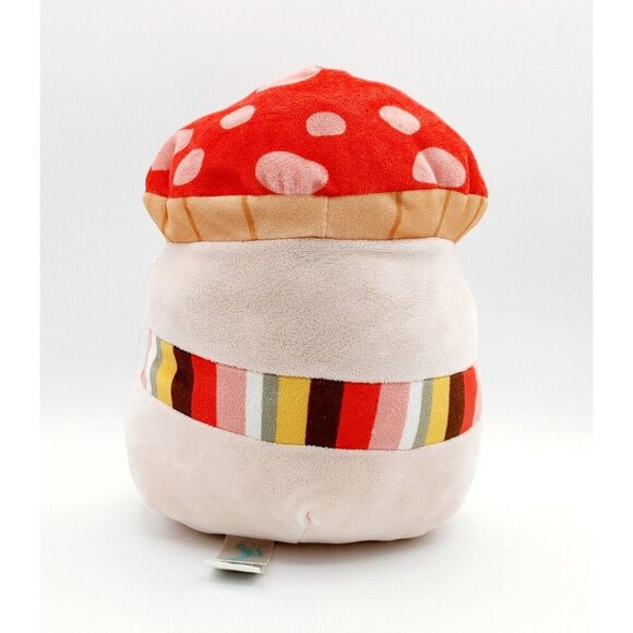 SQUISHMALLOW 10" MALCOLM the MUSHROOM w/ SCARF PLUSH STUFFED ANIMAL - Picture 3 of 4